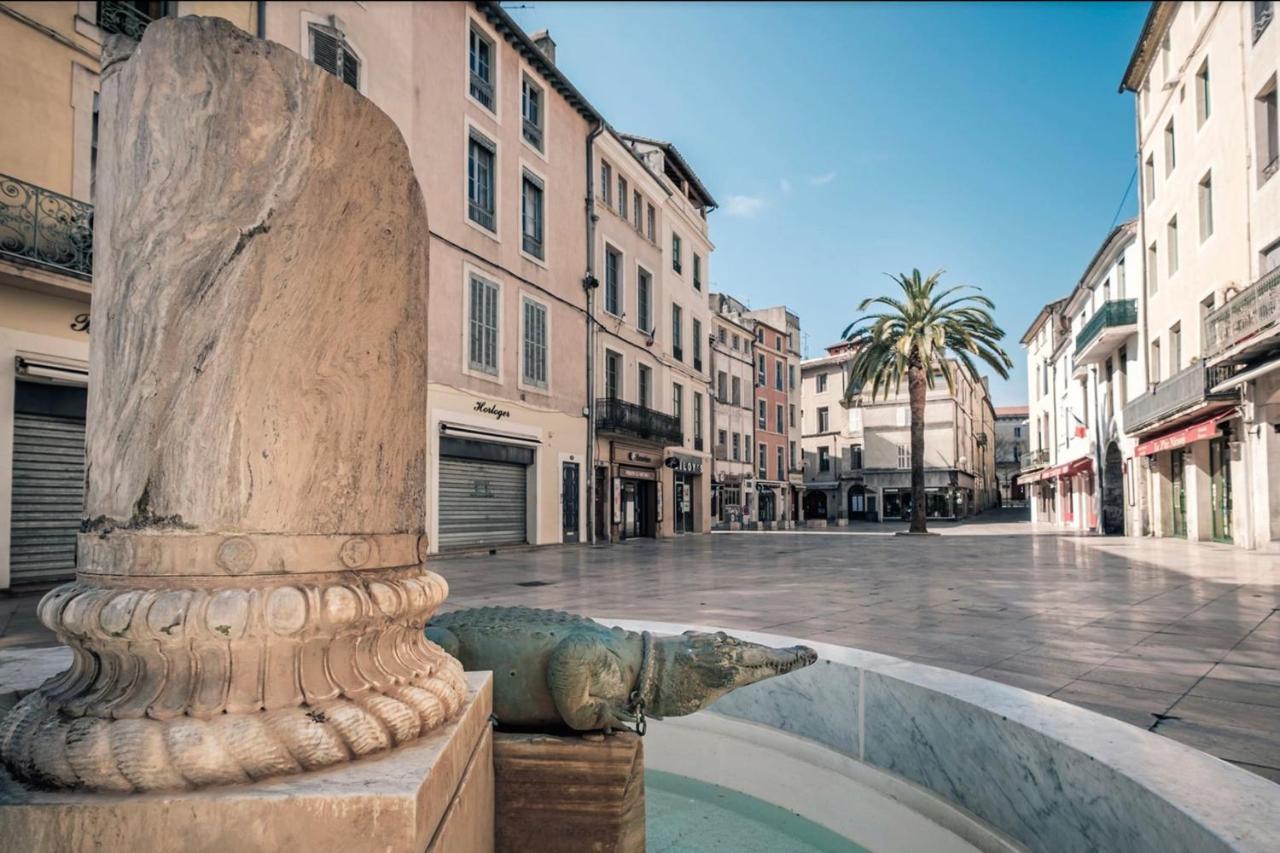 L'Escapade Forestiere - Coeur De Ville Avec Terrasse Nîmes Exterior foto